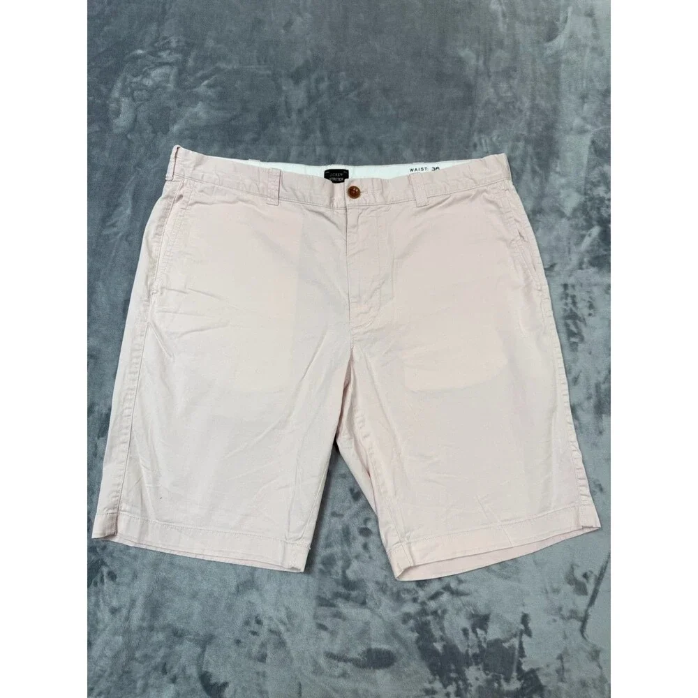 J Crew Stretch RE-IMAGINED Shorts  Mens 36x10 1/2 light beige